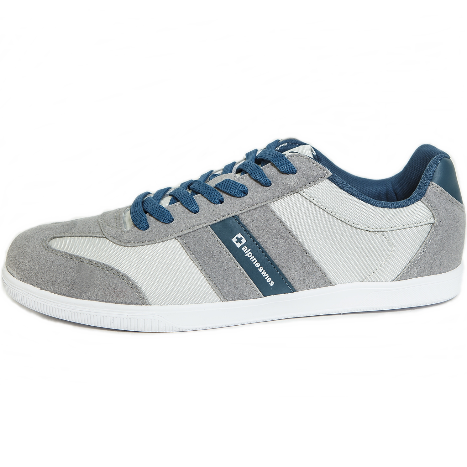 Alpine Swiss Haris Mens Retro Striped Athletic Shoes Fashion Sneaker